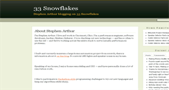 Desktop Screenshot of 33snowflakes.com